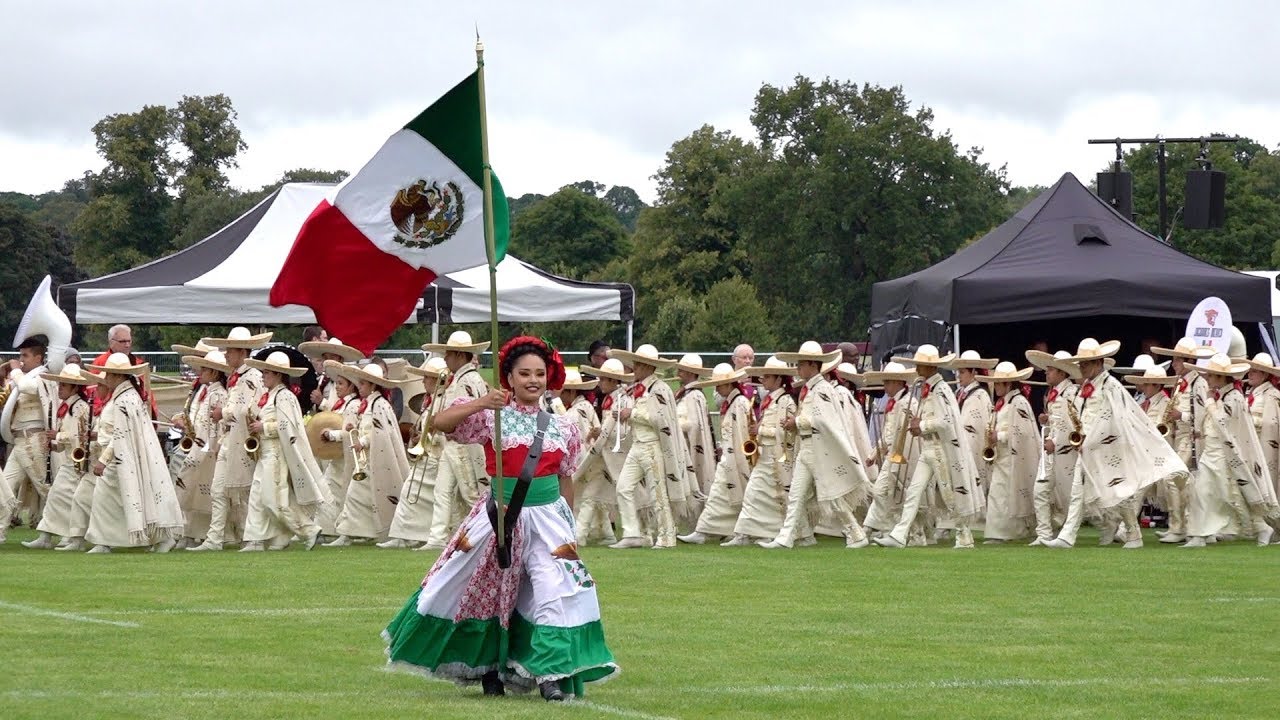 The sound of Mexico from Banda Monumental de México during the City of Perth Salute, Scotland 2018