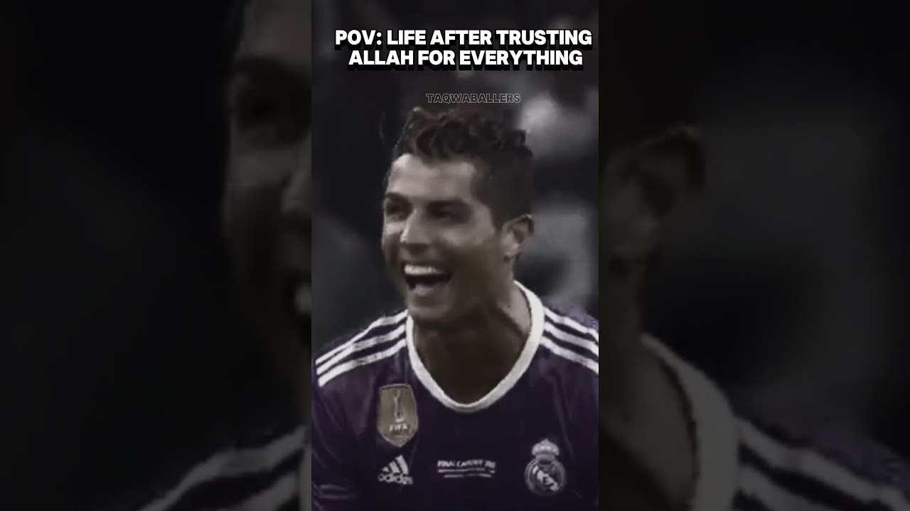 Trust Allah❤ #allah #muhammadﷺ #football #ramadan #ronaldo #islam
