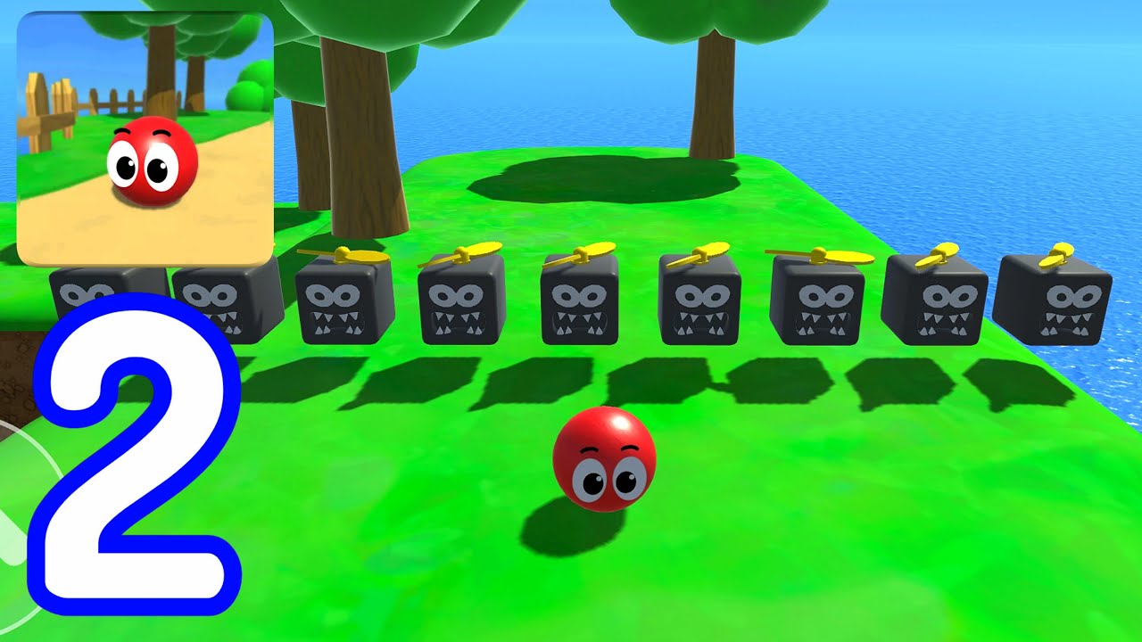 Red Ball 3D World-(Gameplay 2)-Niveles Del 11 Al 17