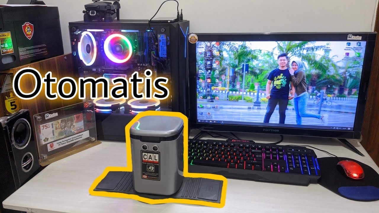 Canggih !!! Tempat sampah Bisa Ngomong || Tempat sampah otomatis