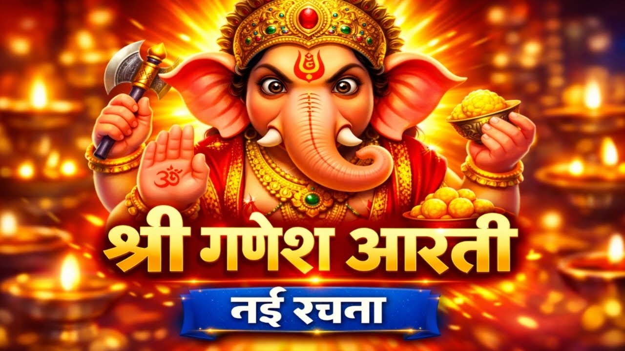 भगवान् गणेश आरती |  Jay Ganesh Jay Ganesh Deva  Mata Tha ke Parvati  Pita Mahadeva |