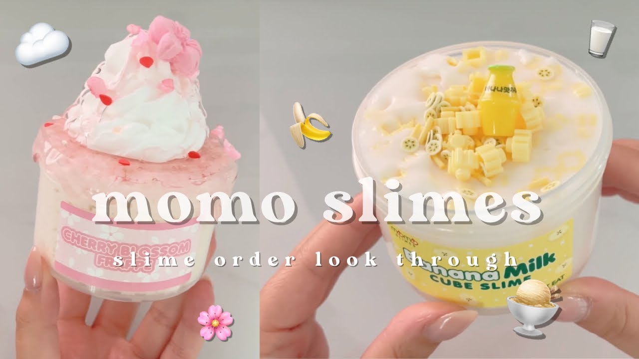 FULL CRUNCHY SLIMES ! *momo slimes* order look through [FULL ASMR]
