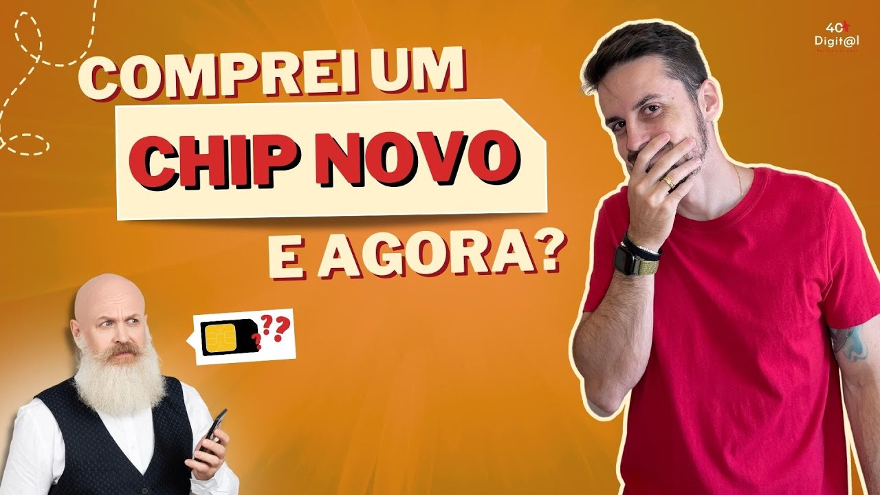 Comprou um chip novo, e agora?