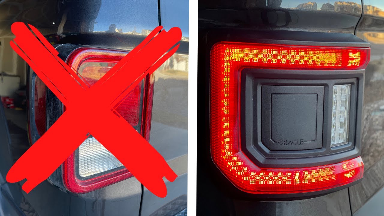 They GOTTA GO! Oracle Lighting Jeep Gladiator Flush LED Tail Lights Unboxing, Install, and Review