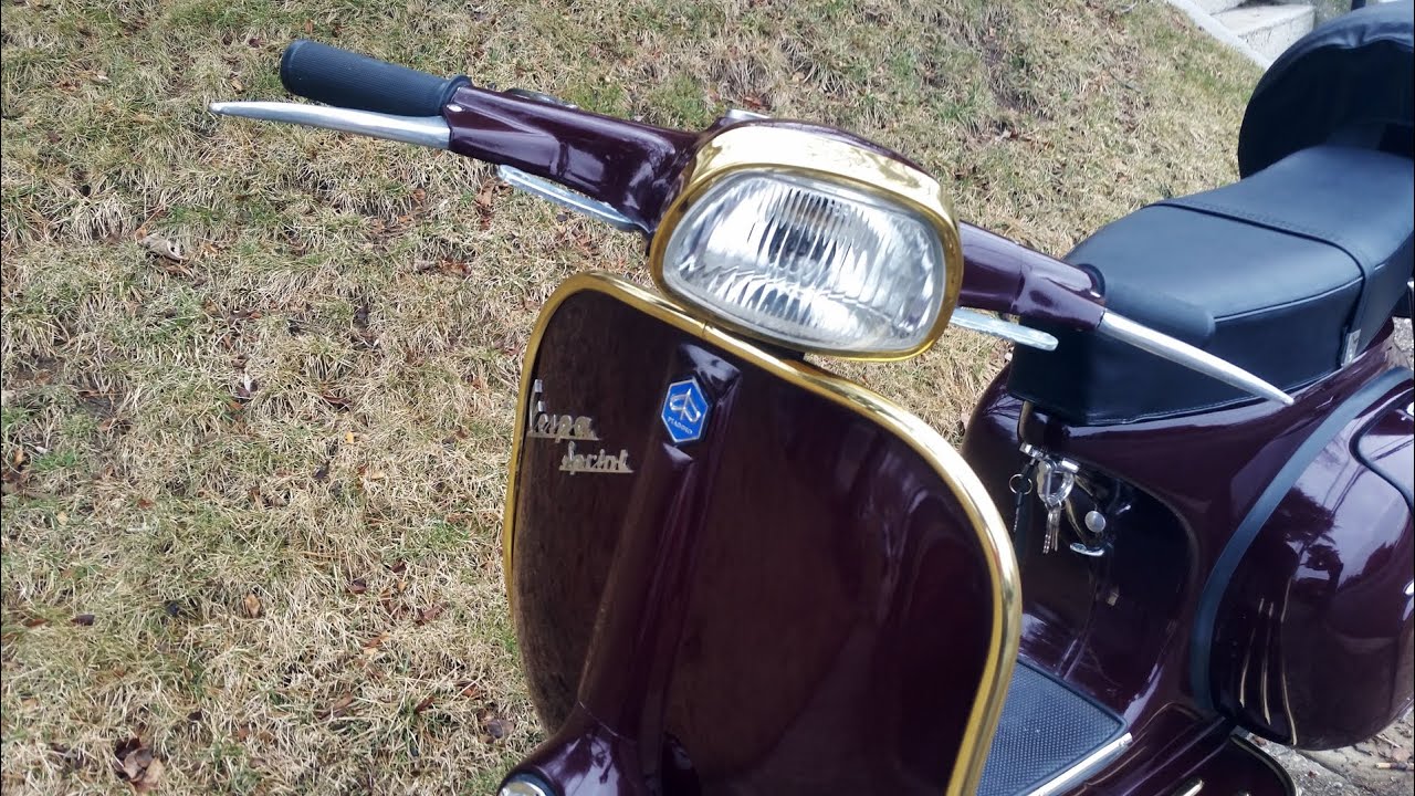 1968 Vespa Sprint in original Piaggio Amaranto