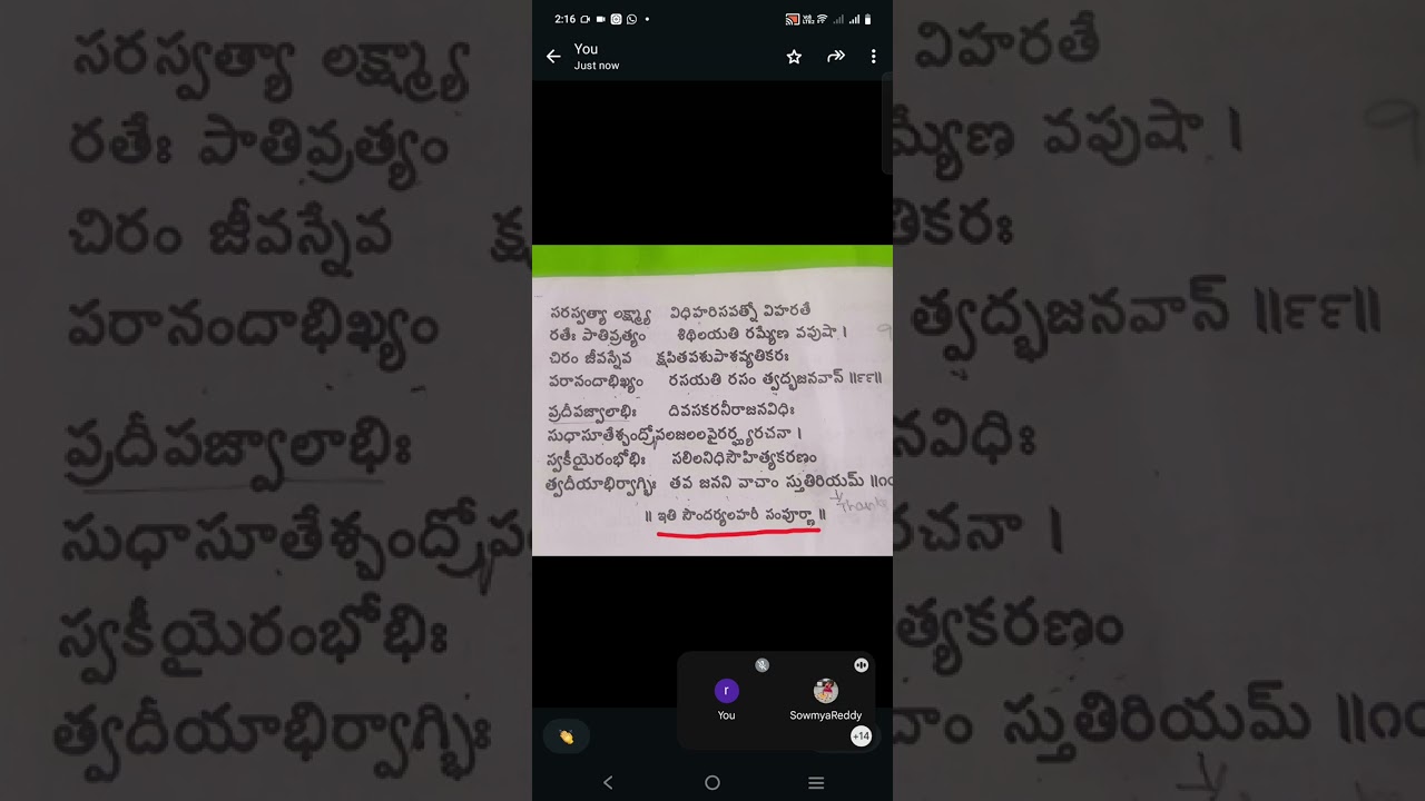 సౌందర్య లహరి 99 శ్లోకం భావం 