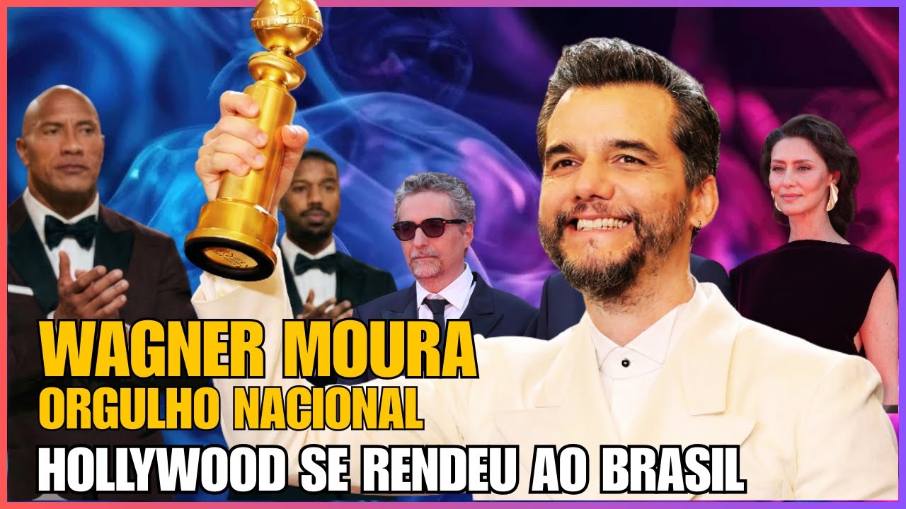 ELE FEZ HISTÓRIA! A Reação de Hollywood à Vitória de WAGNER MOURA no Globo de Ouro 2026