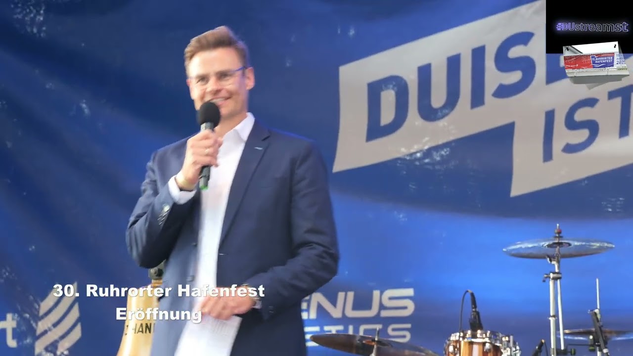 30. Ruhrorter Hafenfest Eröffnung 01