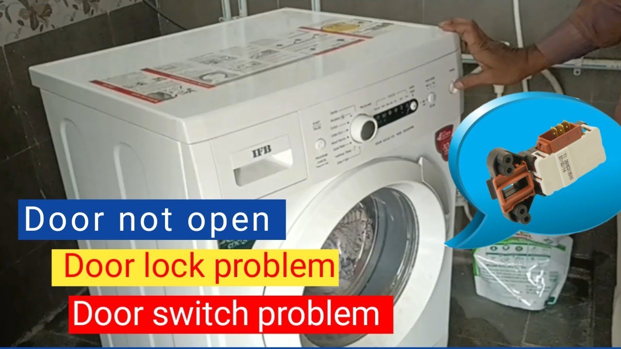 Front load washing machine Door lock//Door switch