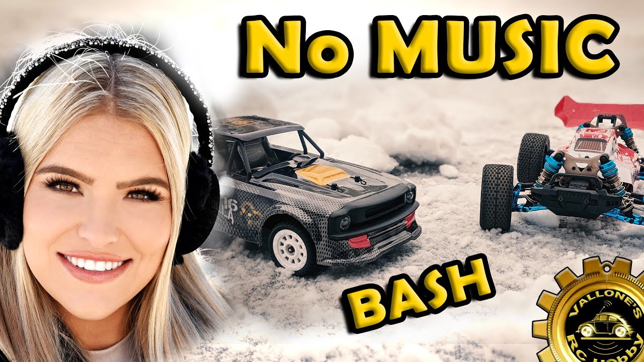 Winter Nor'Easter RC BASH - XLF F17 vs SG-1604 - Epic Brushless Upgrade - SNOW Drifting NO MUSIC