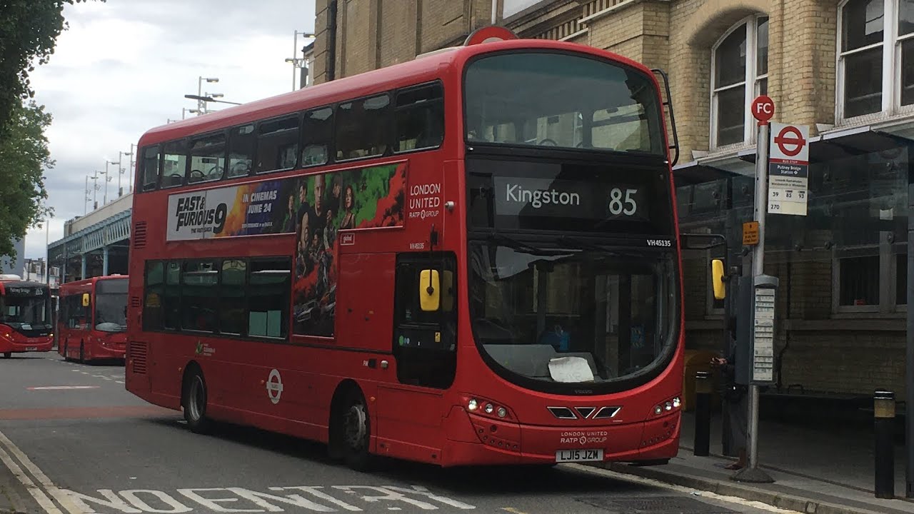 Full Route Visual | London United Route 85 | Putney Bridge - Kingston