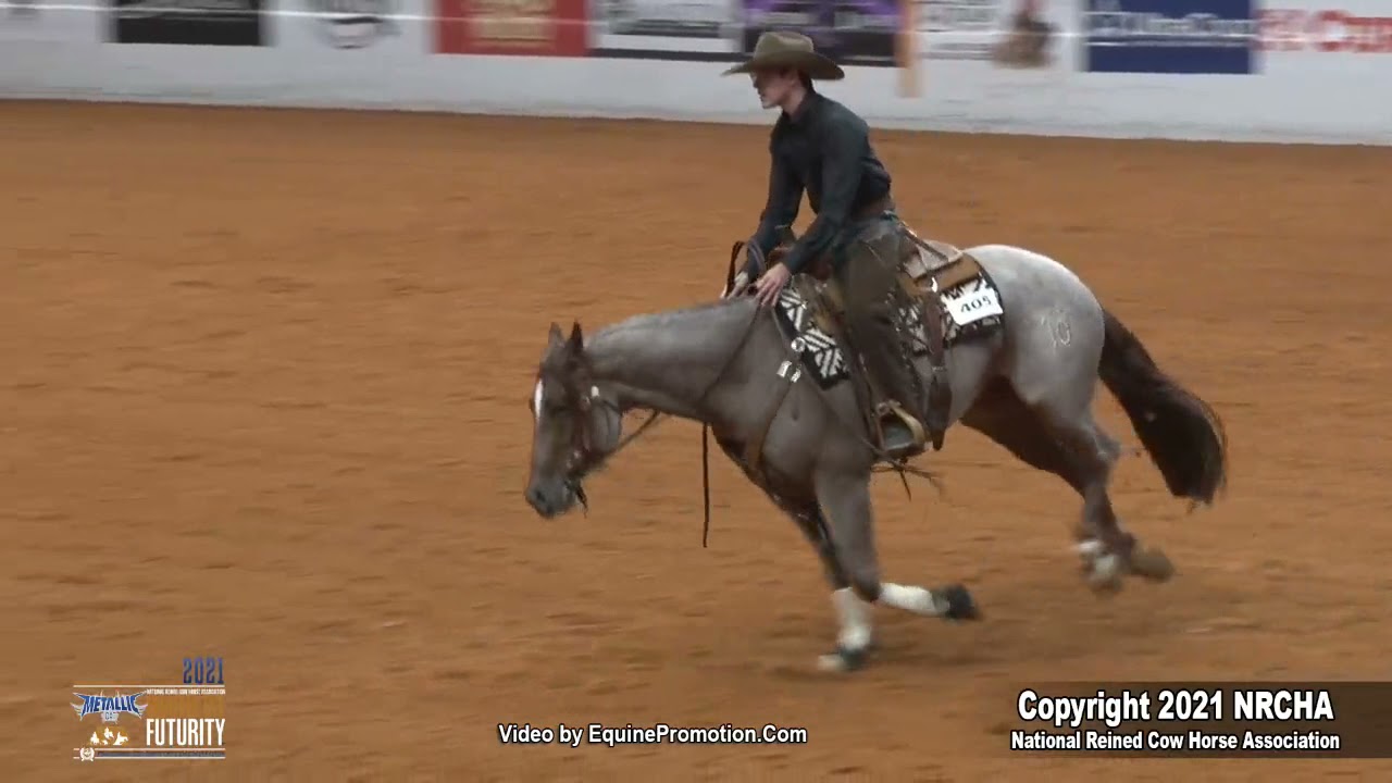 Trail Townsend & Lil Purple Rein Sail Through NRCHA Snaffle Bit Futurity Rein Work