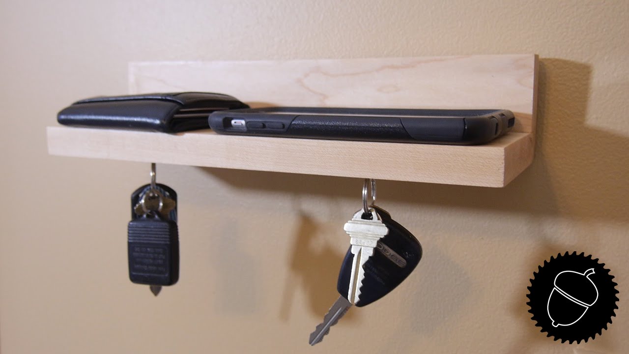 How to Make a Modern Key Rack!
