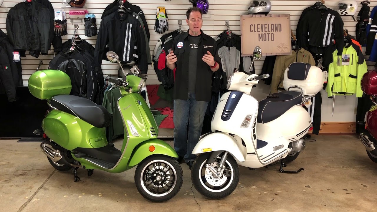 Vespa с маленькой или большой рамой. Какой мотоцикл лучше?