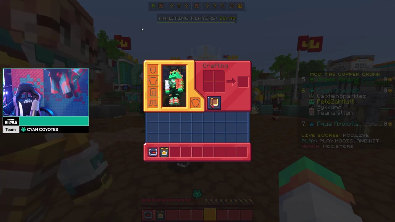 PeteZahHutt MCC Twitch Rivals 5:The Copper Crown w/@CaptainSparklez, @Sykkuno, and @tinakitten