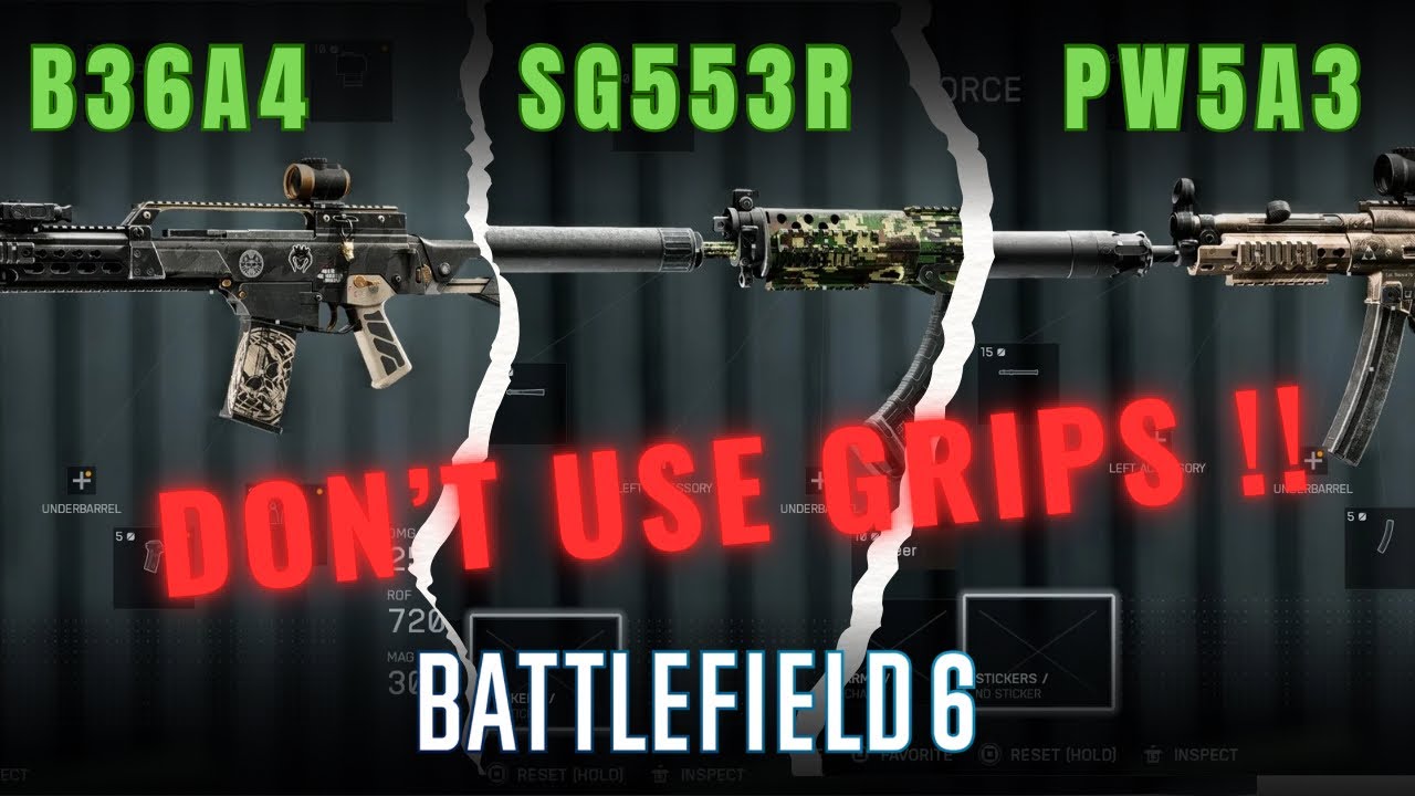 Stop Using Grips on These Battlefield 6 Weapons 