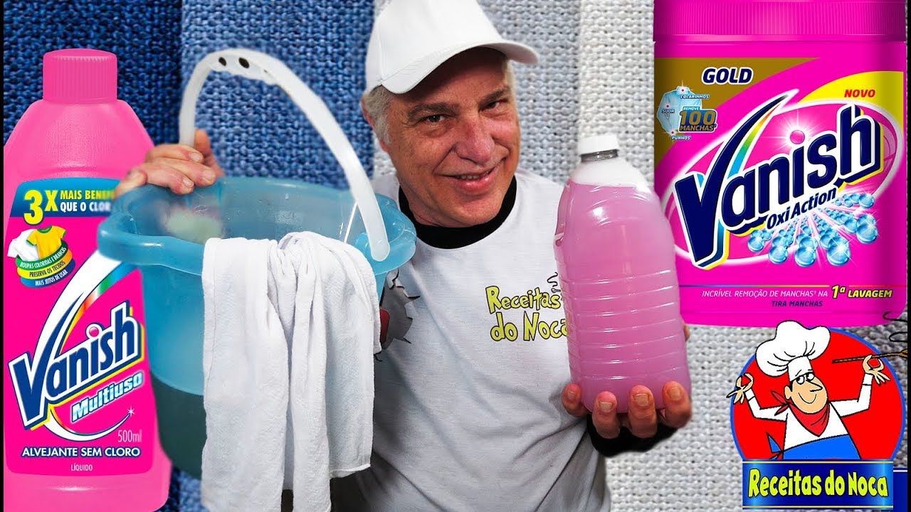 VANISH CASEIRO 2 INGREDIENTES - TIRA MANCHAS SEM IGUAL