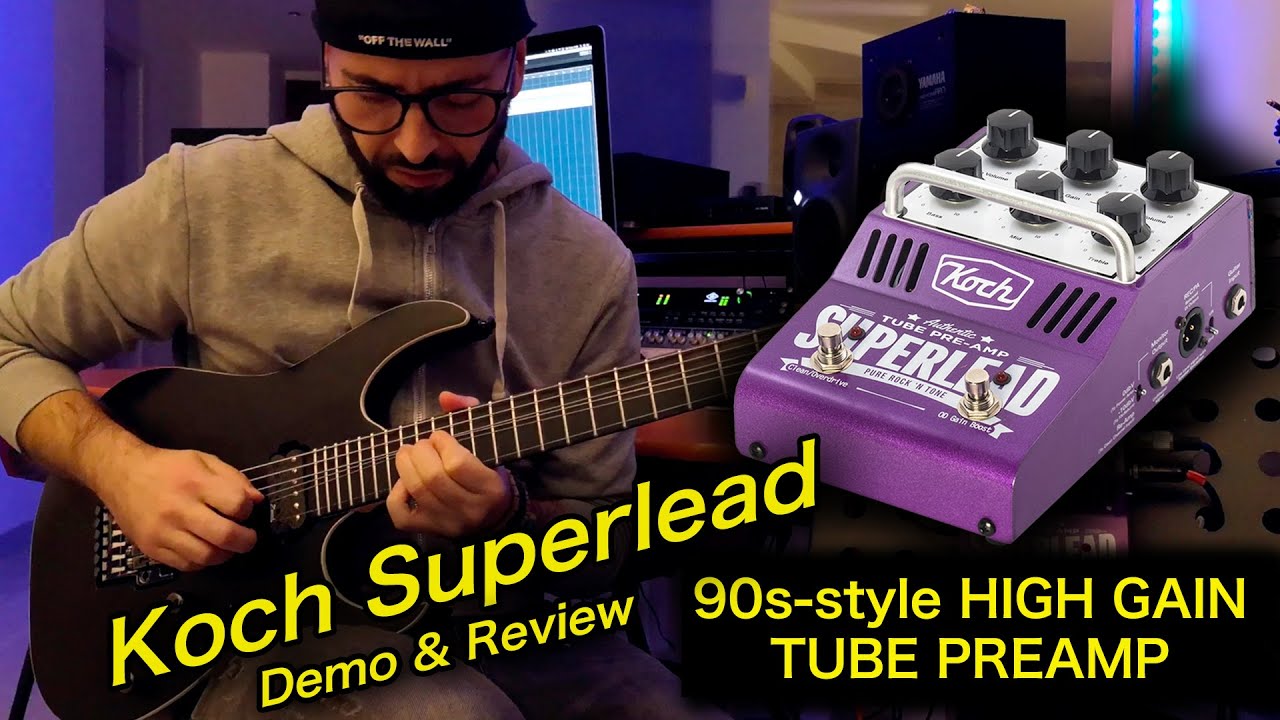 LEAD GUITAR TONES FROM THE 90s | KOCH Superlead High Gain Tube Preamp | demo by RICCARDO GIOGGI
