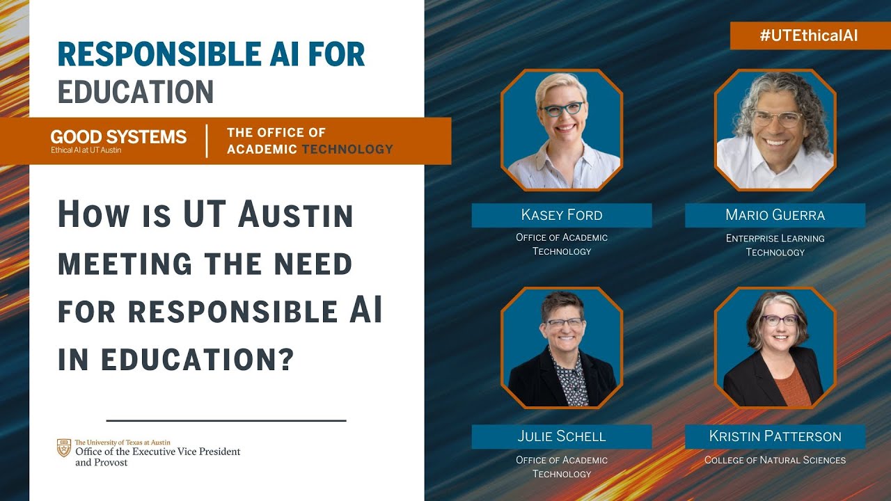 How is UT Austin meeting the need for responsible AI in education?