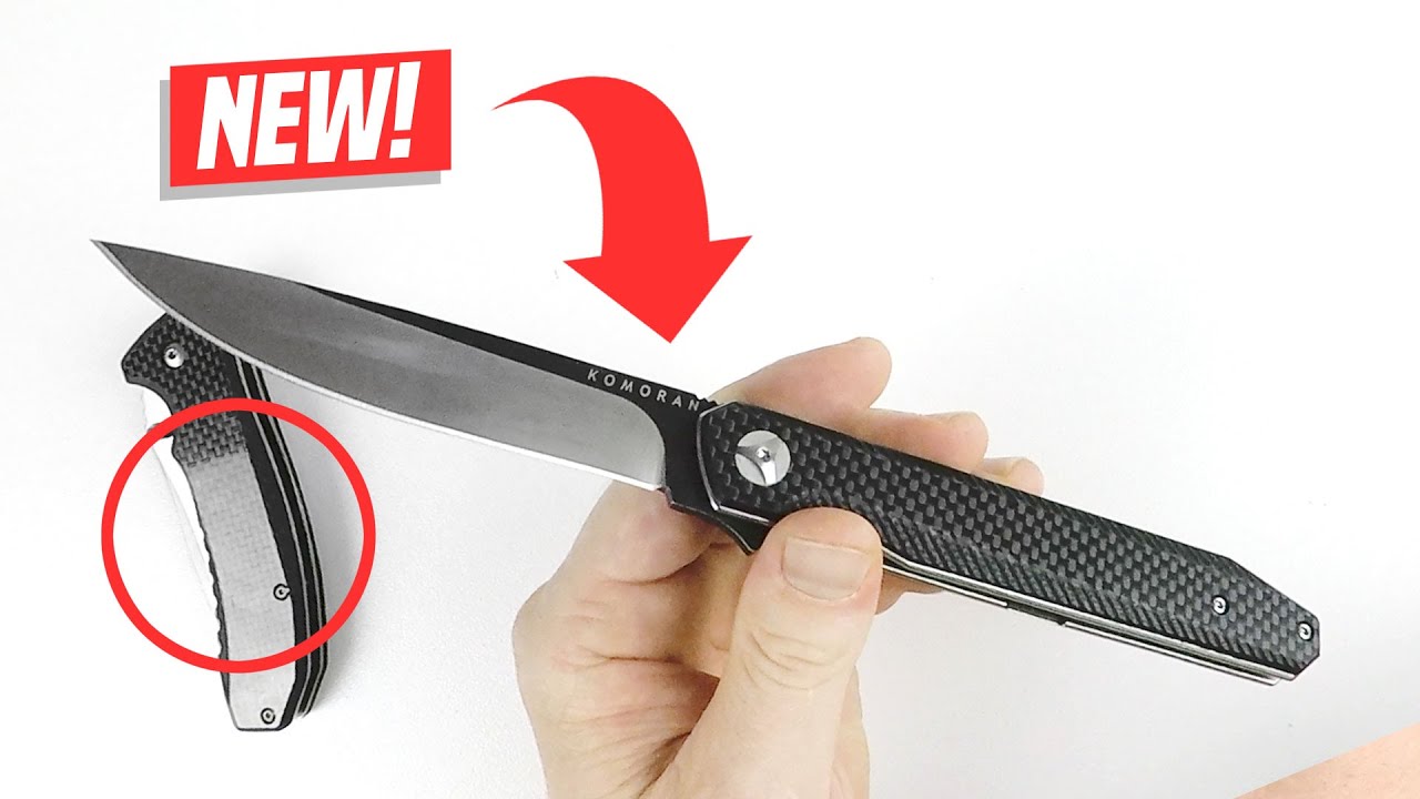 NEW! Two Carbon Fiber Knives Compared! - Komoran 023 and Kershaw Wire (Extac Australia)