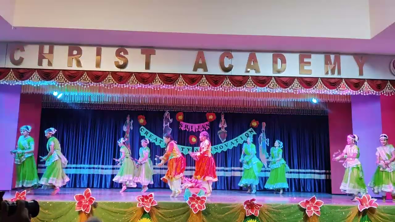Finale of the show (grand finale)performance in annual day (2026) by Christ academy students 