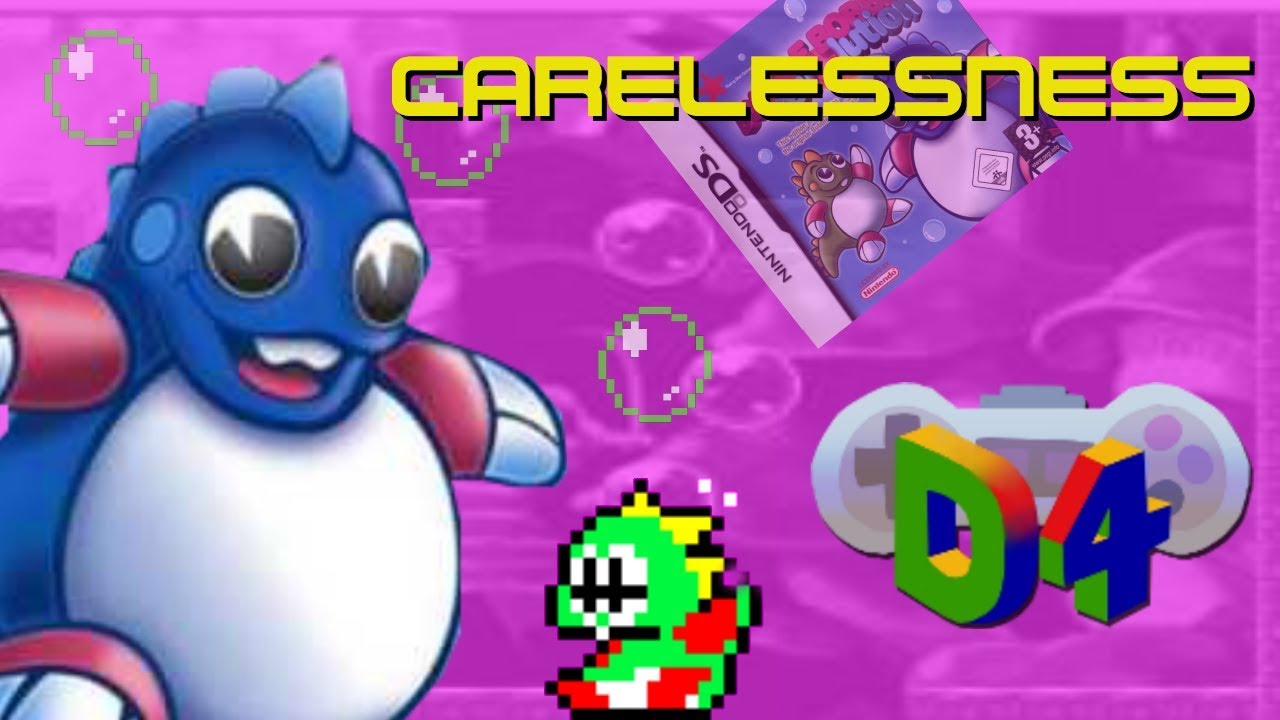Bubble Bobble Revolution's Stage 30 -- Designing For Carelessness