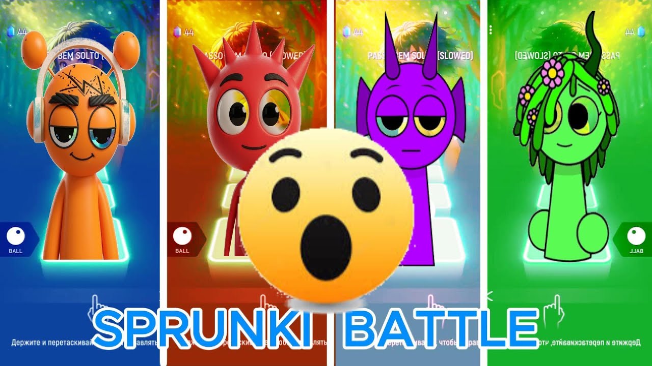 Sprunki Tiles Hop Battle | Funny Incredibox Remix