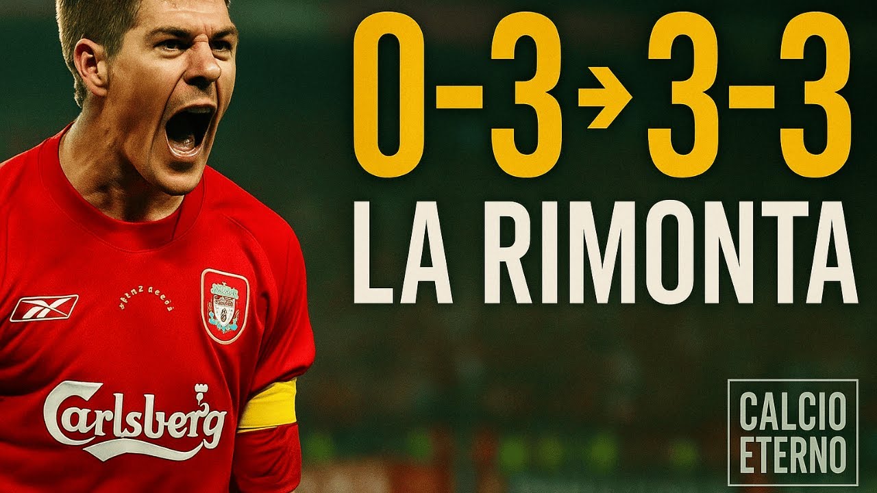 Il Miracolo di Istanbul: La Rimonta Più Incredibile della Storia del Calcio