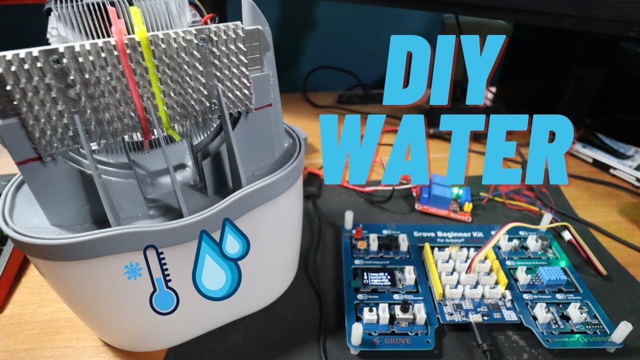 DiY automatic dehumidifier ft Peltier cooler and Grove Beginners kit for Arduino