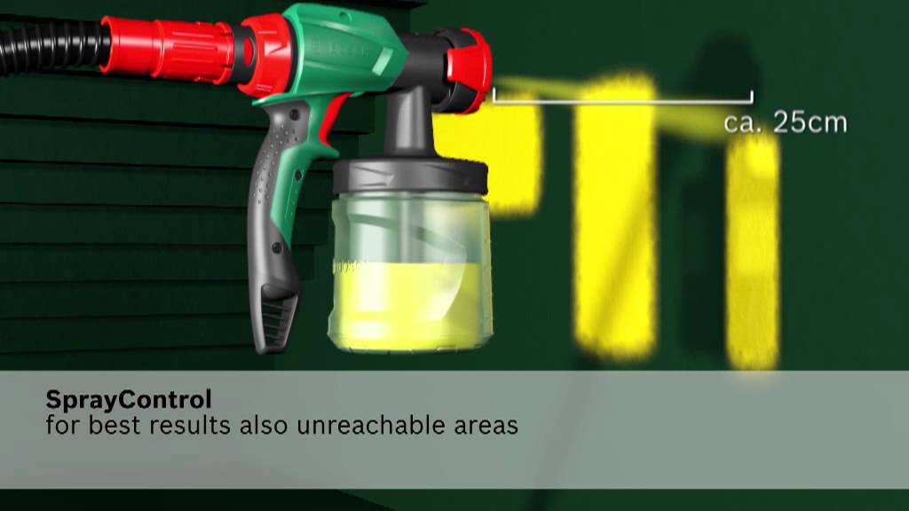 The NEW PFS 105E WALLPaint from Bosch!