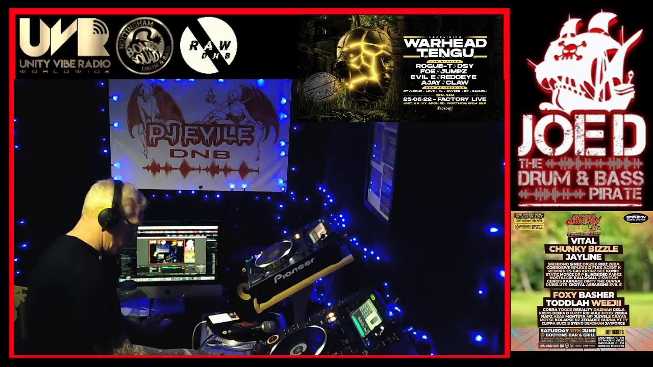 EVIL E LIVE BEDLAM RADIO SHOW 12/08/22