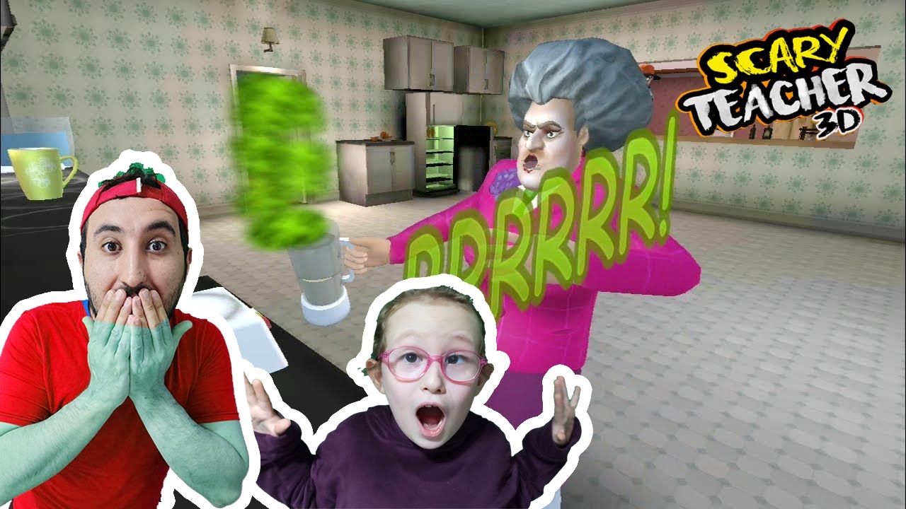 KIZGIN ÖĞRETMENE ÇÜRÜK YUMURTA ŞAKASI!  😱  SCARY TEACHER 3D OYNUYORUZ! BAHAR BANU ALYA | OYUNA GEL