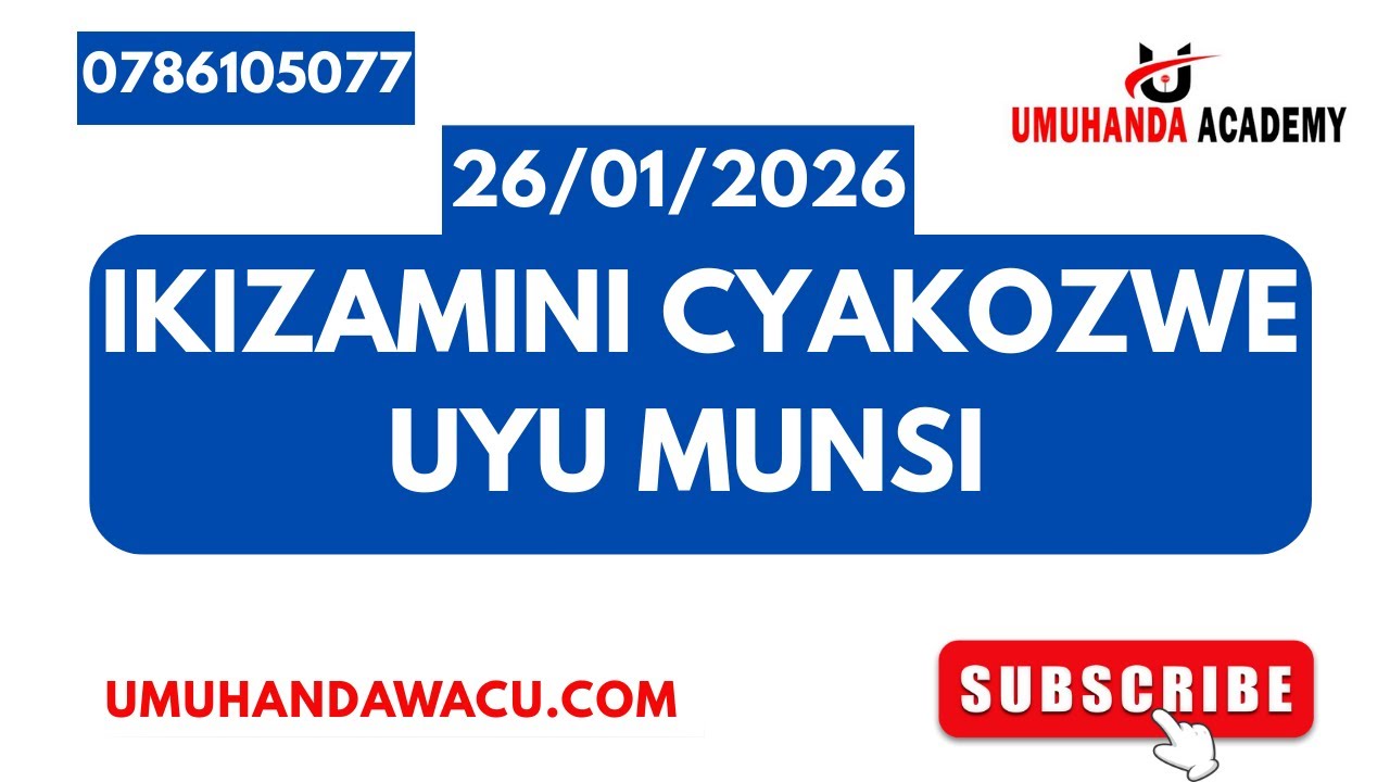 26 01🚨AMATEGEKO Y’UMUHANDA🚨IBIBAZO N’IBISUBIZO🚨🚔🚨BY’IKIZAMI CYA PROVISOIR CYAKOZWE UYU MUNSI 2026