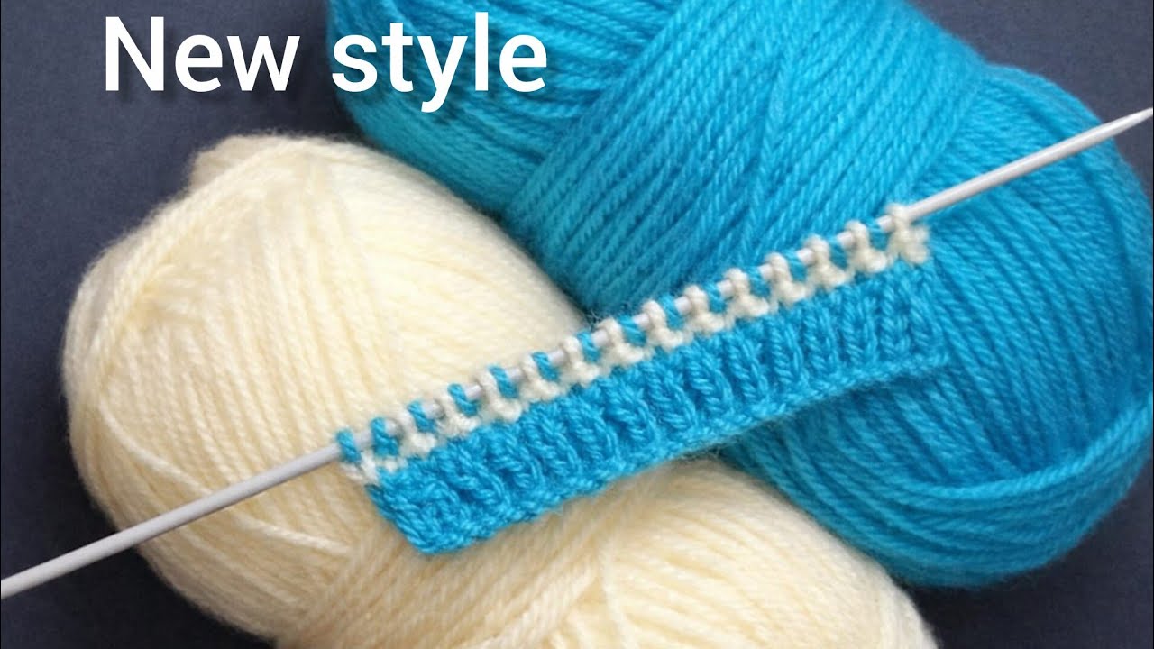 दो रंग का लाजवाब स्वेटर डिजाइन/new and stylish knitting pattern for sweater, cardigan 