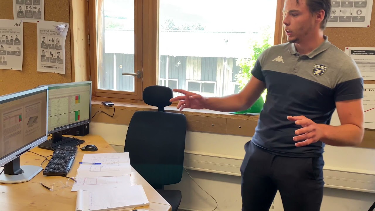 Loris, stagiaire à l'Afpa pour devenir Chargé d'Affaires en Rénovation Energétique du Bâtiment