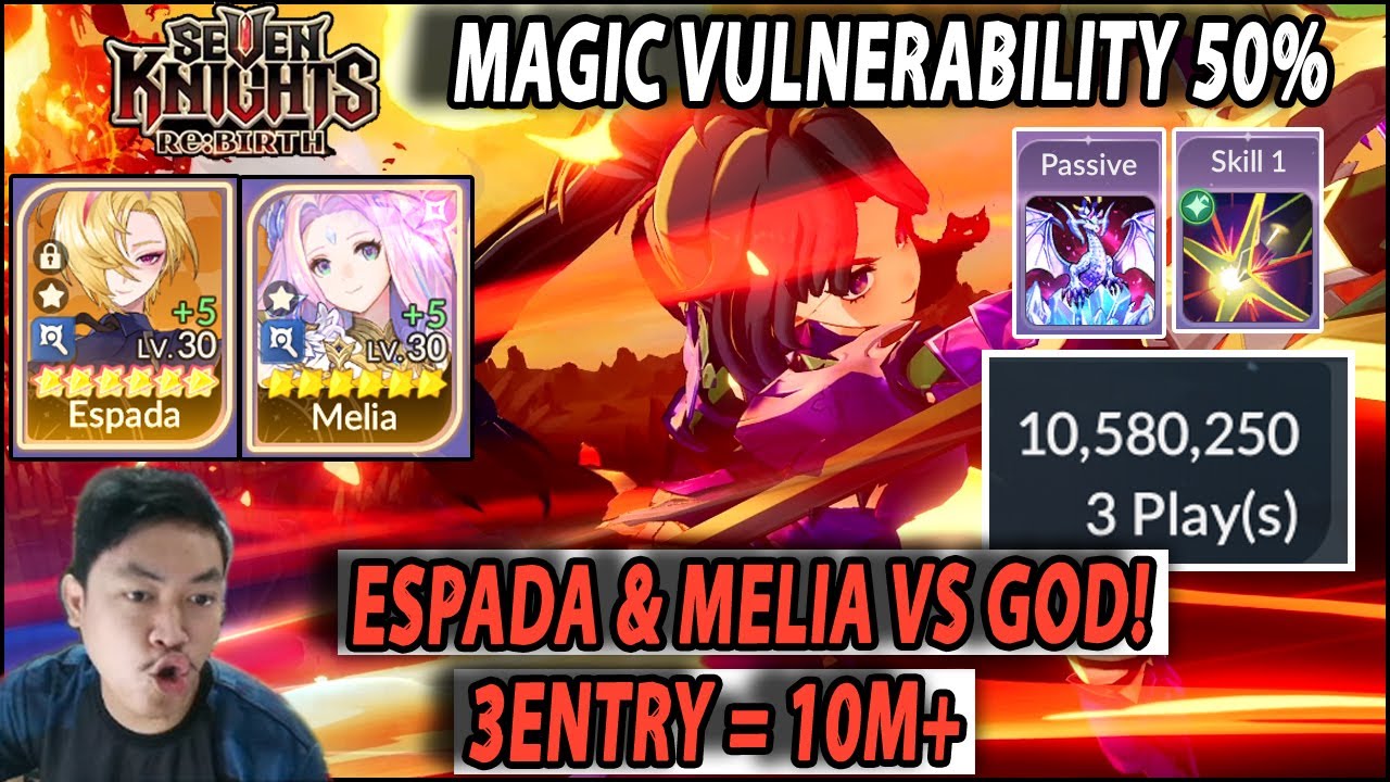 🔥🔥NEW META FOD OF DESTRUCTION 50% MAGIC VULNERABILITY [MELIA x ESPADA] - SEVEN KNIGHTS RE:BIRTH