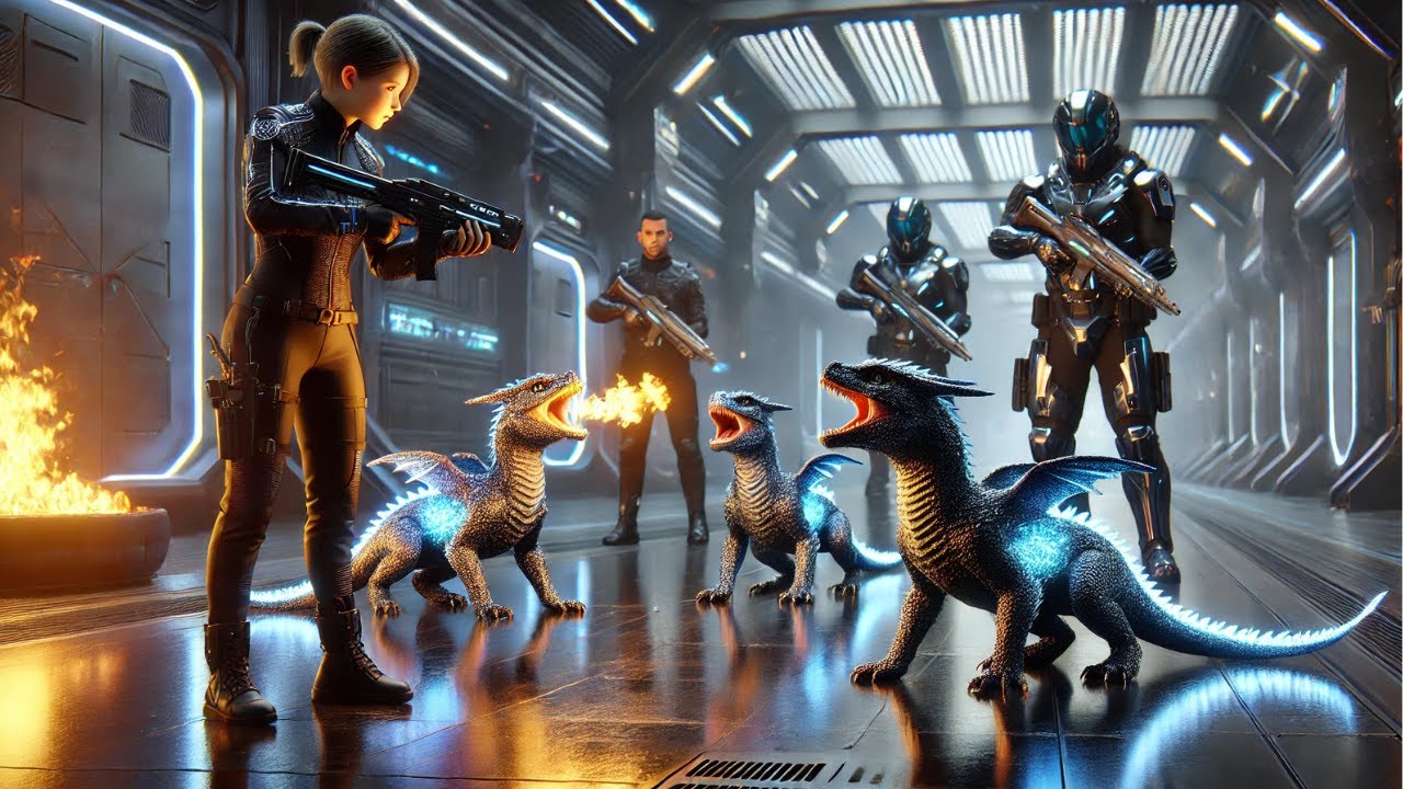 Security Tried to Drag the Dragon Cubs Away—They Snarled and Unleashed Fire Until the Human Appeared