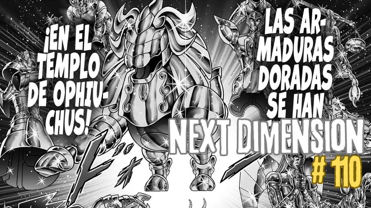 LAS 12 ARMADURAS DORADAS SE REUNEN [MANGA COMPLETO] - NEXT DIMENSION #110 #saintseiya