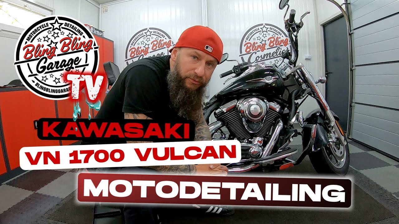 Profesjonalny detailing motocykla typu cruiser! Motodetailing Kawasaki Vulcan! 💎 BBG TV #3