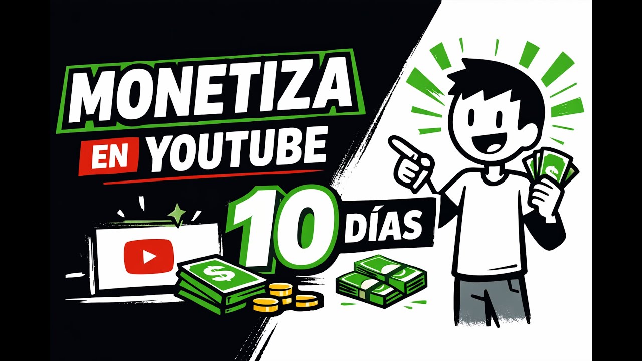 Cómo MONETIZAR YouTube en 10 DÍAS desde CERO