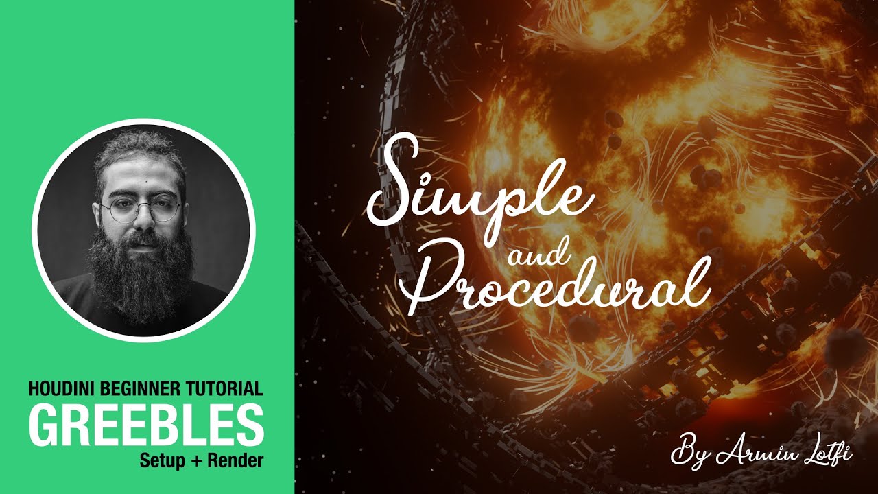 Houdini Greebles Tutorial: Sci-Fi Dyson Sphere