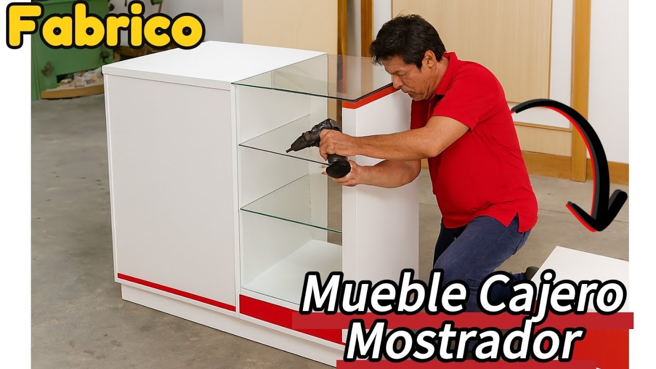 CAJA MOSTRADOR de MELAMINA PASO a PASO.