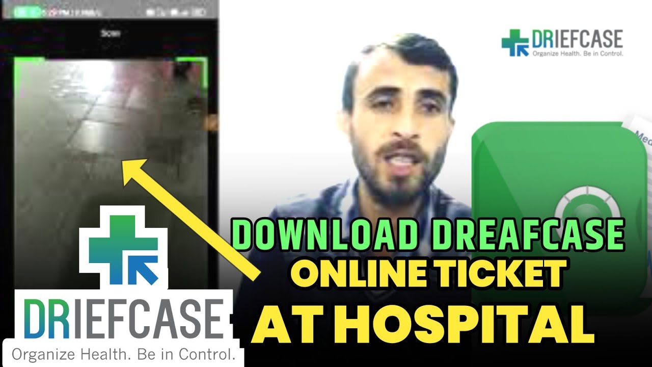 Download dreafcase app in your mobile | Get token  number and ticket in minutes at hospital |