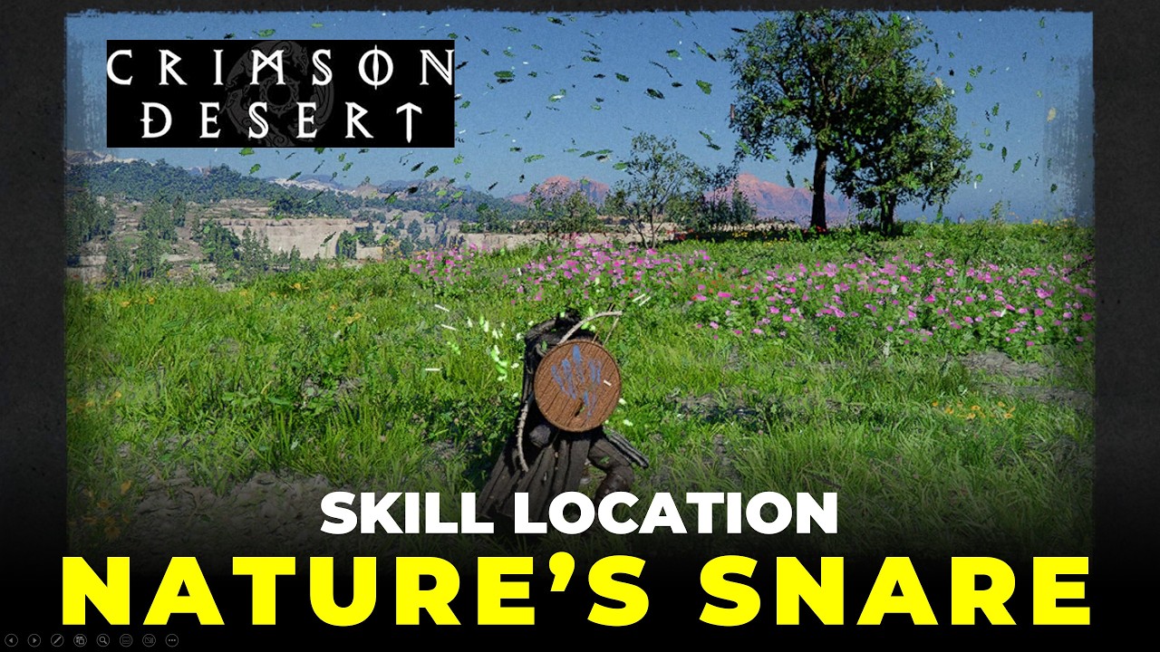 Nature's Snare Skill Location | Crimson Desert