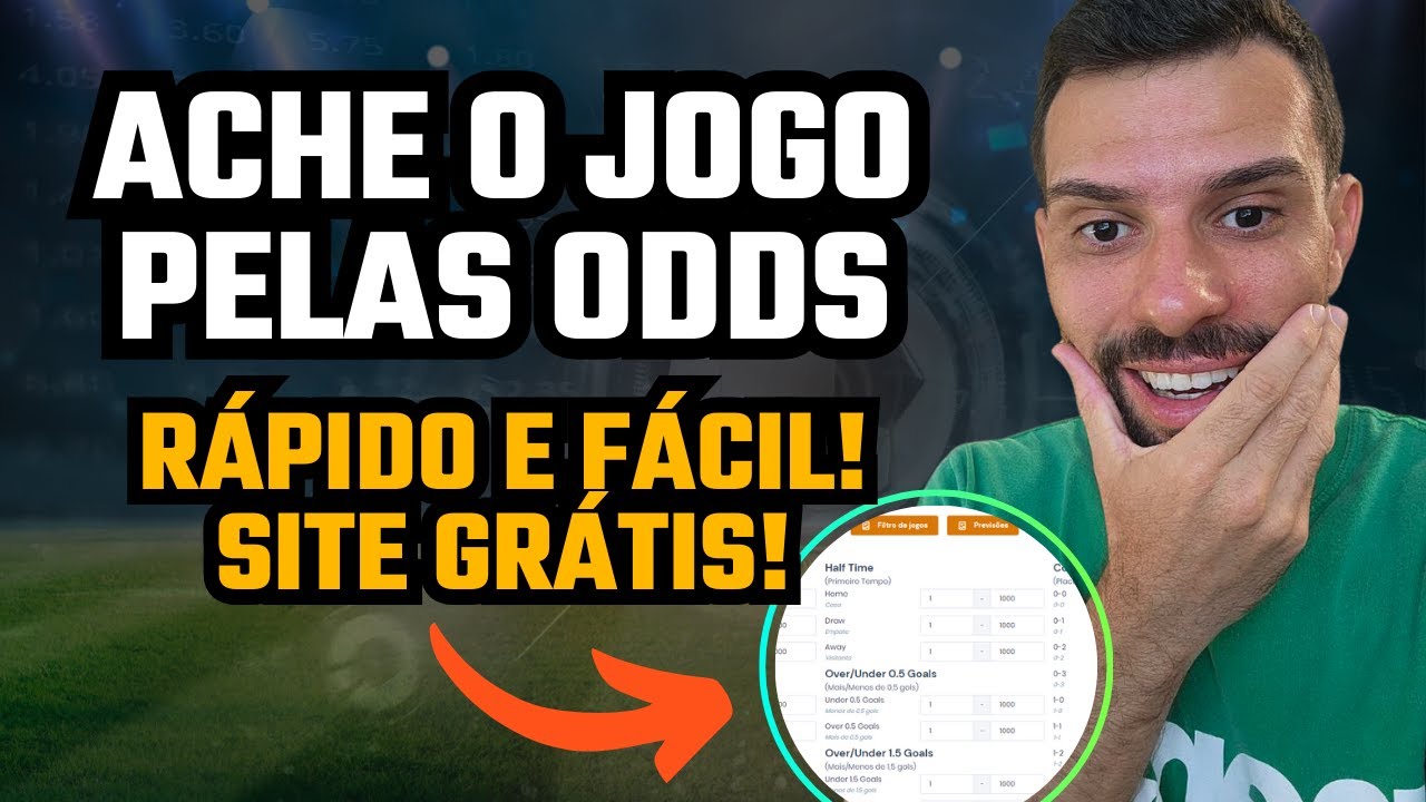 SITE PARA FILTRAR JOGOS PELAS ODDS! LOCALIZE OS JOGOS CHECANDO AS ODDS DOS PRINCIPAIS MERCADOS!