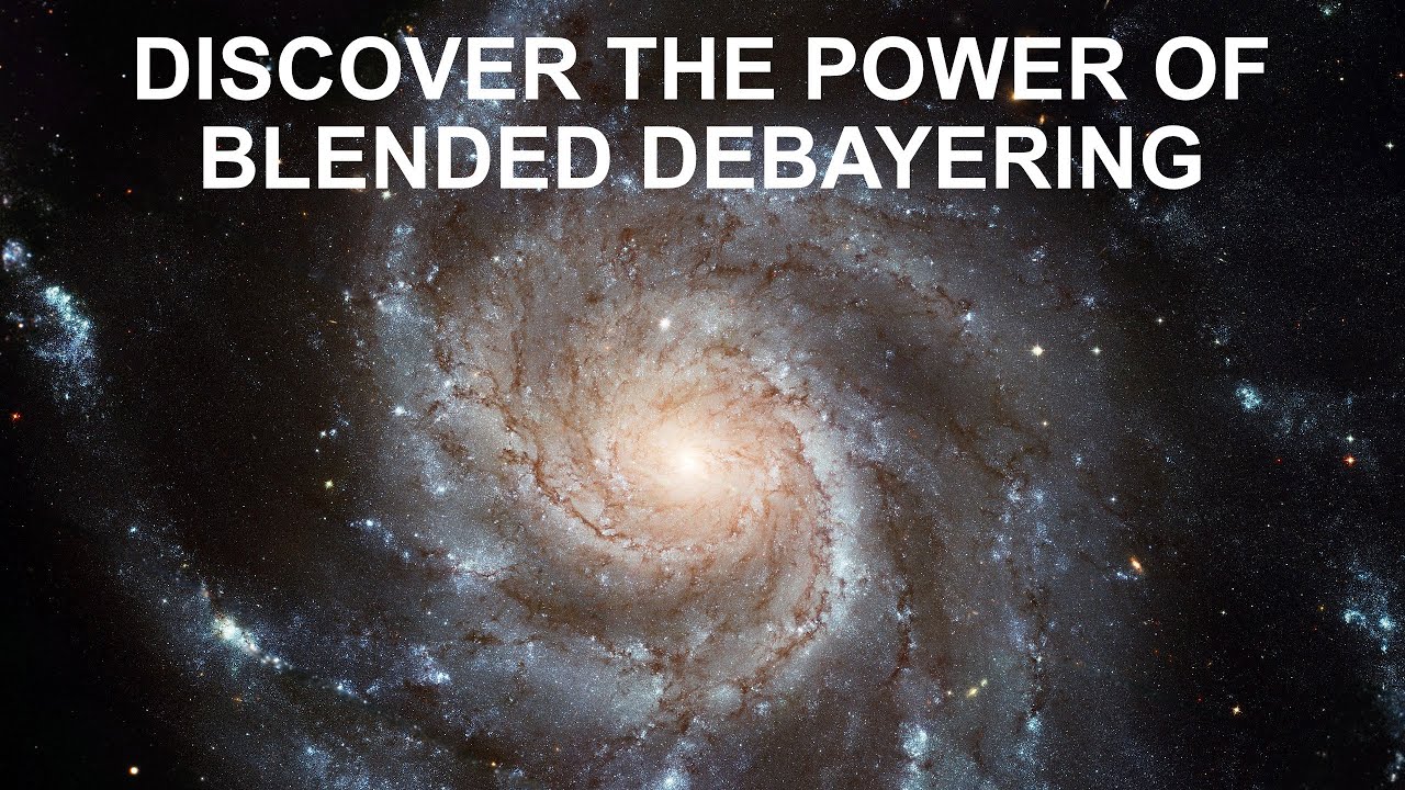 Blend Debayering Methods For Maximum Resolution & Dynamic Range