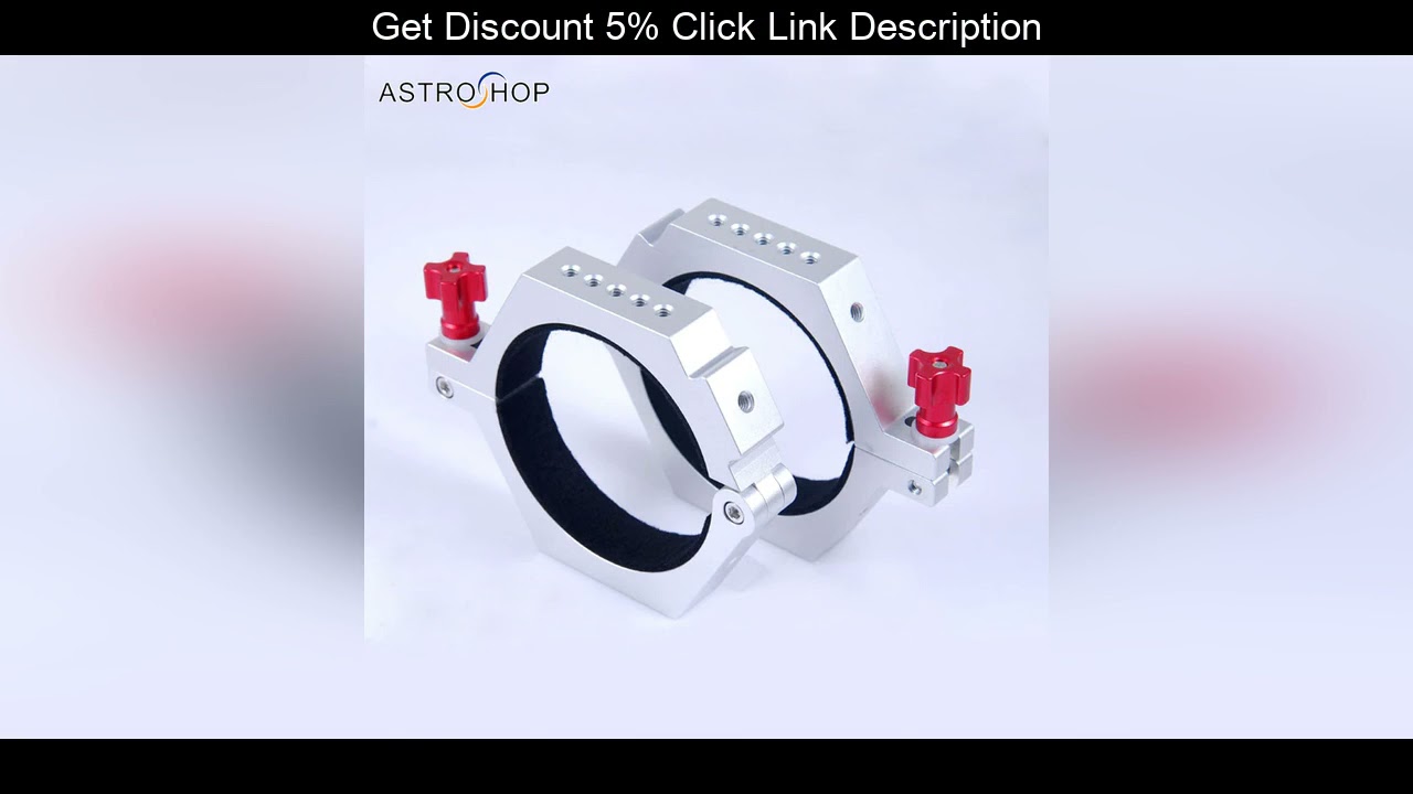 Slide Optical Telescope Tube Ring 95MM (pair)