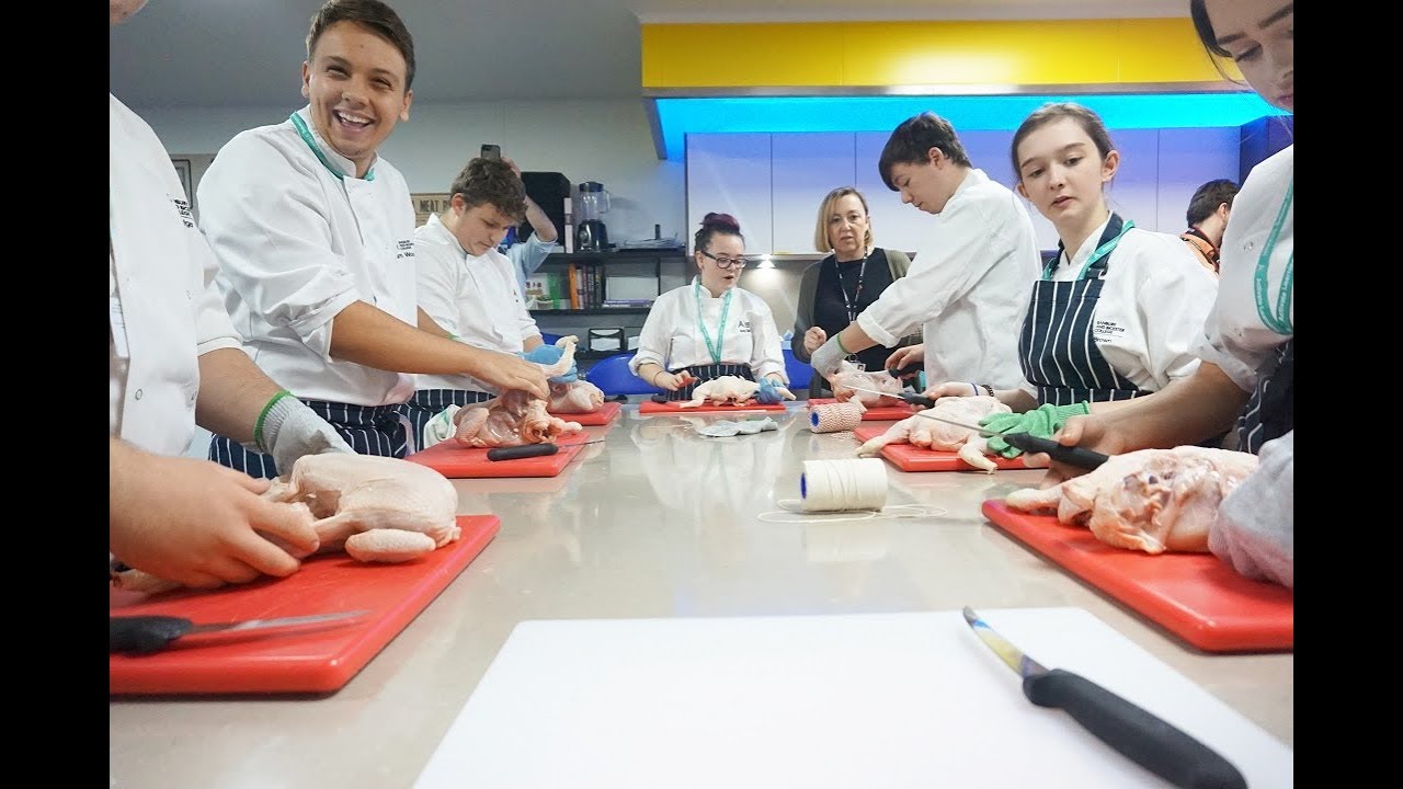 Activate Learning Hospitality and Catering students attend butchery masterclass with Absolute Taste