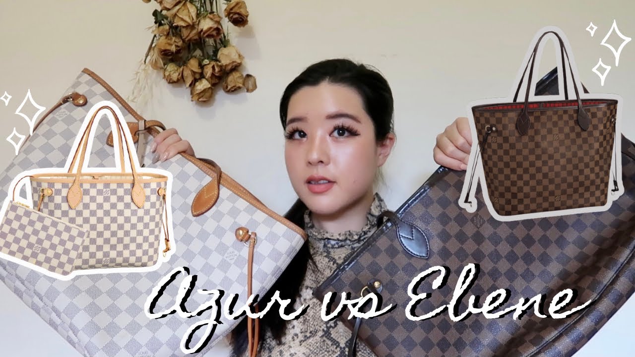 Louis Vuitton Neverfull Damier Azur vs Ebene ✨ | LV Bag Review & Comparison 2020