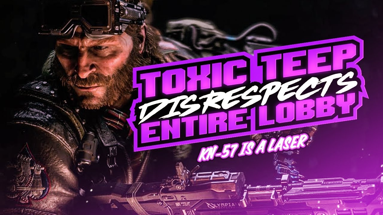 TOXIC TEEP DISRESPECTS ENTIRE LOBBY!! KN-57 BECOMES THE ULTIMATE SENTRY GUN! (COD: Blackout)